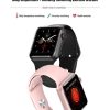HAMTOD V10 Body Temperature Immunity Exercise Bracelet Smart Watch, Support Body Temperature Monitoring / Call Reminder / Immunity Monitoring / Heart Rate Monitoring / Sleep Monitoring / Sedentary Reminder / Blood Oxygen & Pressure (Black) - Image 5
