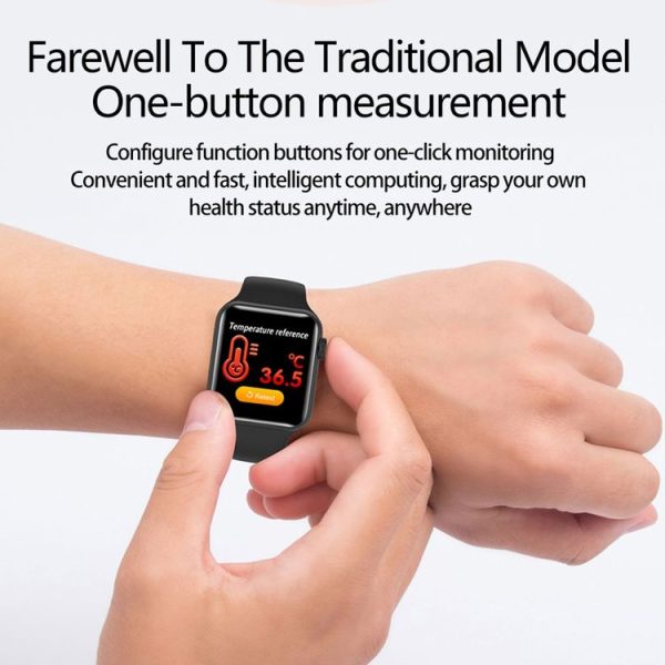 HAMTOD V10 Body Temperature Immunity Exercise Bracelet Smart Watch, Support Body Temperature Monitoring / Call Reminder / Immunity Monitoring / Heart Rate Monitoring / Sleep Monitoring / Sedentary Reminder / Blood Oxygen & Pressure (Black) - Image 8