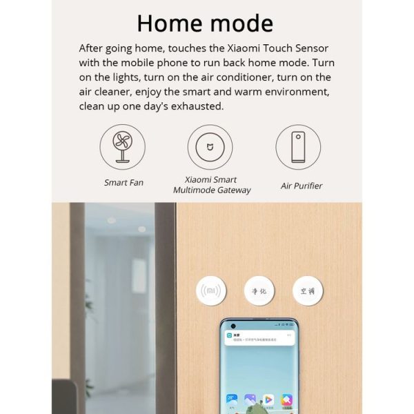 Original Xiaomi Smart Touch Sensor Pengpeng Patch 2, Support Home Automation Control (White) - Image 10