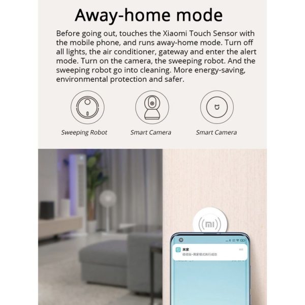 Original Xiaomi Smart Touch Sensor Pengpeng Patch 2, Support Home Automation Control (White) - Image 7