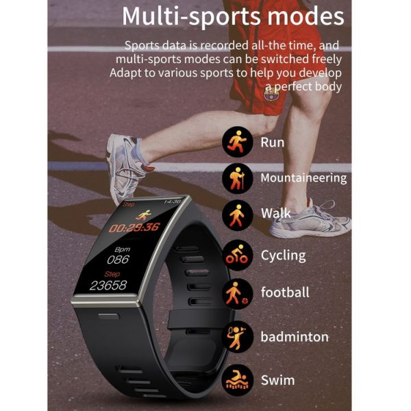 HAMTOD DM12 1.91 inch Color Screen Smart Sport Watch, Support Bluetooth Calls / Multiple Sports Modes / Message Push / Heart Rate Monitoring / Sleep Monitoring / Blood Pressure Measurement (Silver) - Image 11