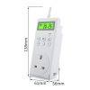 TS-3000 Home Smart Programmable Wireless Thermostat Socket (EU Plug) - Image 2