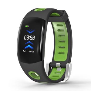 DOMINO DM11 0.96 inch IPS Screen Display Bluetooth Smart Watch, IP68 Waterproof, Support Pedometer / Heart Rate Monitor / Blood Pressure Monitor / Take Medicine Reminder, iOS 9.0 Above & Android 4.4 Above System (Green)