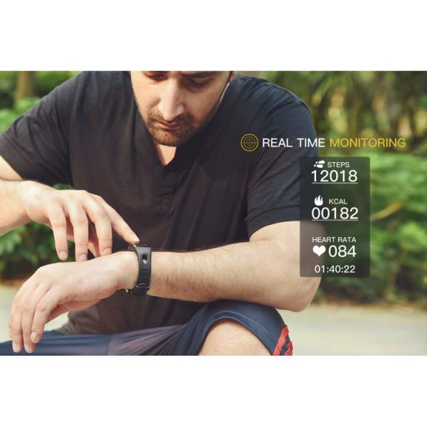 DOMINO DM11 0.96 inch IPS Screen Display Bluetooth Smart Watch, IP68 Waterproof, Support Pedometer / Heart Rate Monitor / Blood Pressure Monitor / Take Medicine Reminder, iOS 9.0 Above & Android 4.4 Above System (Green) - Image 13