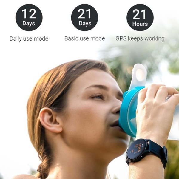 Original Xiaomi Haylou RS3 LS04 1.2 inch AMOLED HD Screen Bluetooth 5.0 5ATM Waterproof Smart Watch, Support Sleep Monitoring / Heart Rate Monitoring / GPS Positioning / NFC Payment (Black) - Image 5