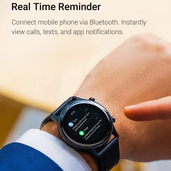 Original Xiaomi Haylou RS3 LS04 1.2 inch AMOLED HD Screen Bluetooth 5.0 5ATM Waterproof Smart Watch, Support Sleep Monitoring / Heart Rate Monitoring / GPS Positioning / NFC Payment (Black) - Image 6