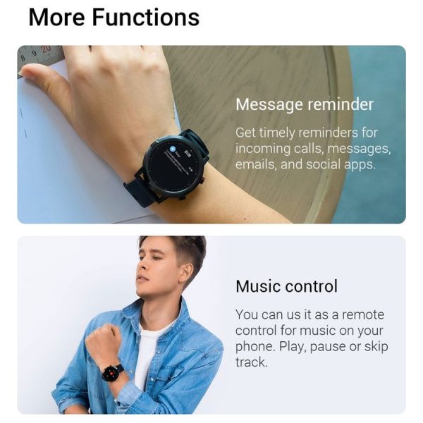Original Xiaomi Haylou RT LS05S 1.28 inch TFT HD Color Screen Bluetooth 5.0 IP68 Waterproof Smart Watch, Support Sleep Monitoring / Heart Rate Monitoring / Music Control (Black) - Image 11