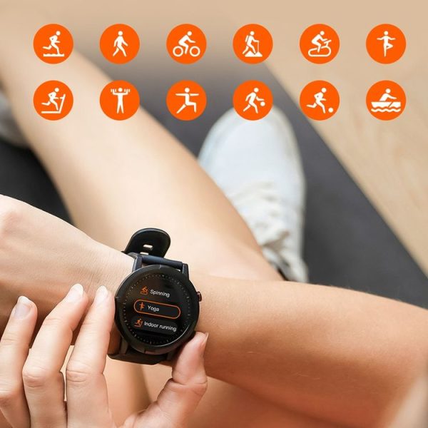 Original Xiaomi Haylou RT LS05S 1.28 inch TFT HD Color Screen Bluetooth 5.0 IP68 Waterproof Smart Watch, Support Sleep Monitoring / Heart Rate Monitoring / Music Control (Black) - Image 8
