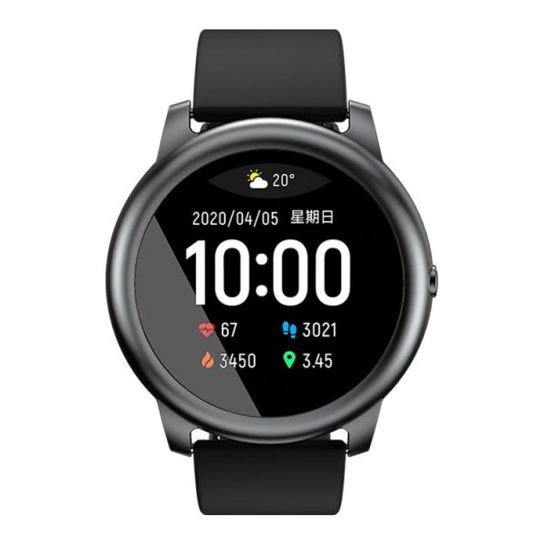 Original Xiaomi Haylou Solar 1.28 inch TFT Screen Bluetooth 5.0 IP68 Waterproof Smart Watch, Support Sleep Monitoring / Heart Rate Monitoring / Music Control (Black) - Image 2