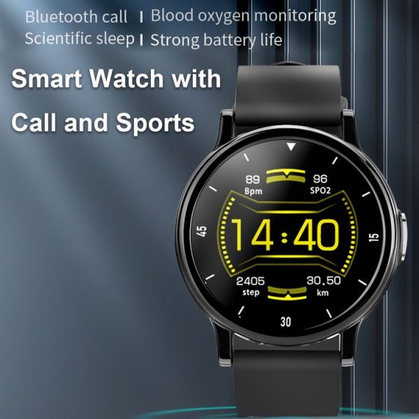 HAMTOD KL2 1.28 inch Smart Watch with BT Call / Sleep & Heart Rate & Blood Pressure Monitor (Pink) - Image 4