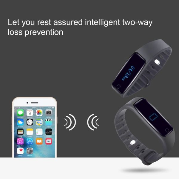 Teclast H10 rtos Bluetooth 4.0 Smart Bracelet with OLED Night Vision Display Screen & Circular Touch Button & Perspire Silicone Band & Text Synchronism Pushing & Pedometer & Sport Tracker & Sleep Monitor & Call Reminder & Sedentary Reminder & Bidirectional Anti-lost For Android and IOS Devices (Black) - Image 13
