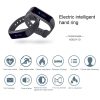 Teclast H10 rtos Bluetooth 4.0 Smart Bracelet with OLED Night Vision Display Screen & Circular Touch Button & Perspire Silicone Band & Text Synchronism Pushing & Pedometer & Sport Tracker & Sleep Monitor & Call Reminder & Sedentary Reminder & Bidirectional Anti-lost For Android and IOS Devices (Black) - Image 6