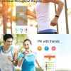 Teclast H10 rtos Bluetooth 4.0 Smart Bracelet with OLED Night Vision Display Screen & Circular Touch Button & Perspire Silicone Band & Text Synchronism Pushing & Pedometer & Sport Tracker & Sleep Monitor & Call Reminder & Sedentary Reminder & Bidirectional Anti-lost For Android and IOS Devices (Black) - Image 9