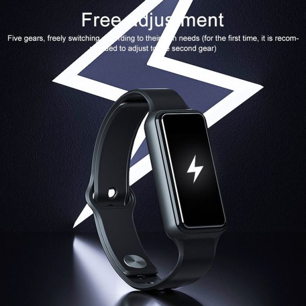 FS21-05 Mute Alarm Shock Wake Smart Watch Mosquitoes Repeller Bracelet (Black) - Image 4