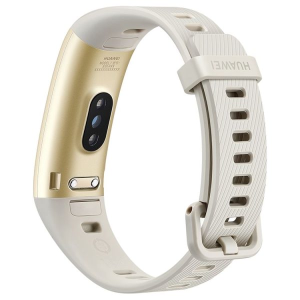 Original Huawei Band 3 Pro Smart Bracelet, 0.95 inch AMOLED Color Screen, 5ATM Waterproof, Support Heart Rate Monitor / Sleep Monitor / Message Reminder / GPS (Gold) - Image 5