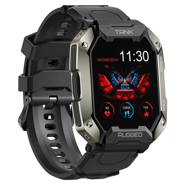 KOSPET TANK M1 Pro Smart Watch with Strap & Film, Support Sleep / Heart Rate Monitoring / Bluetooth Calling (Black) - Image 2