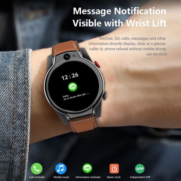 LEMFO LEM14 CWAT21970H 4GB+64GB, 4G Call Smart Watch, 1.6 inch MTK6762 Octa Core, 4GB+64GB, Android 10, GPS, Heart Rate - Image 16