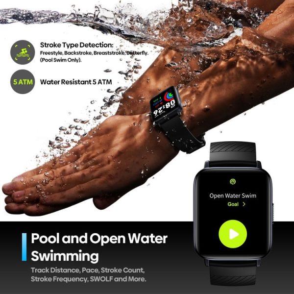 Zeblaze Swim GPS Health Fitness Smart Watch, Heart Rate / Blood Oxygen / Multi-Sport Modes (White) - Image 5