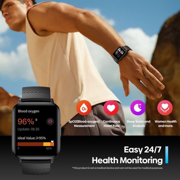 Zeblaze Swim GPS Health Fitness Smart Watch, Heart Rate / Blood Oxygen / Multi-Sport Modes (White) - Image 8
