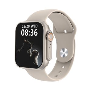 HAMTOD X8 Ultra 1.95 inch Smart Watch, Support BT Calling / Heart Rate / Blood Oxygen / Blood Pressure (Silver)