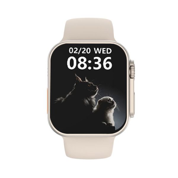 HAMTOD X8 Ultra 1.95 inch Smart Watch, Support BT Calling / Heart Rate / Blood Oxygen / Blood Pressure (Silver) - Image 4