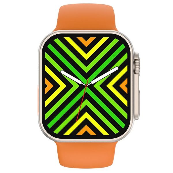 HAMTOD X8+ Ultra 1.99 inch Smart Watch, Support BT Calling / Heart Rate / Blood Oxygen / Blood Pressure (Orange) - Image 3