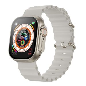 WK F8 Ultra 2.02 Inch Amoled Large Screen Smart Sports Watch (White)