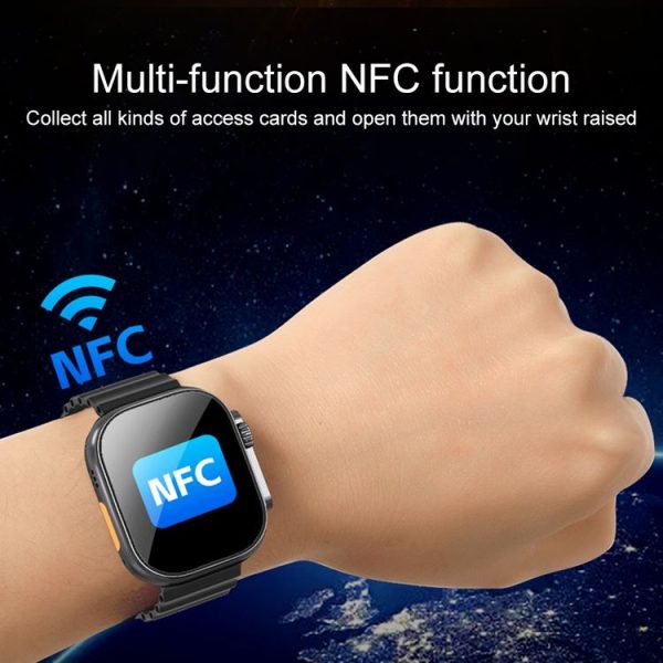 WK F8 Ultra 2.02 Inch Amoled Large Screen Smart Sports Watch (White) - Image 5