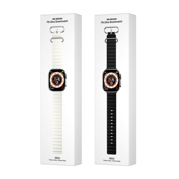 WK F8 Ultra 2.02 Inch Amoled Large Screen Smart Sports Watch (White) - Image 8