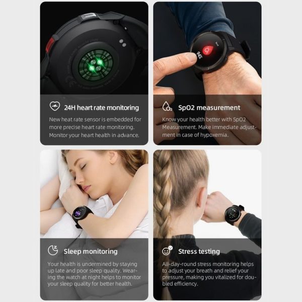 Mibro GS 1.43 inch Amoled HD Display 5ATM Waterproof Bluetooth Smart Watch, Support 70 Sport Modes (Dark Gray) - Image 12