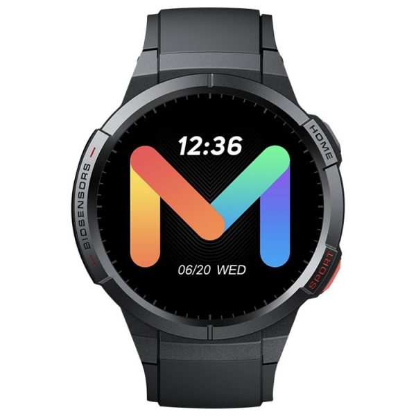 Mibro GS 1.43 inch Amoled HD Display 5ATM Waterproof Bluetooth Smart Watch, Support 70 Sport Modes (Dark Gray) - Image 2