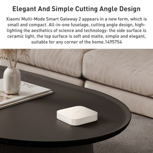 Original Xiaomi Multimode Smart Home Gateway 2 WiFi BT ZigBee RJ45 Connect (White) - Image 8