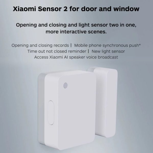 Original Xiaomi Intelligent Mini Door Window Sensor for Xiaomi Smart Home Suite Devices, with the Xiaomi Multifunctional Gateway Use (CA1001) (White) - Image 5