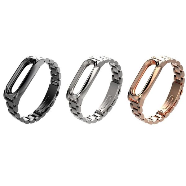 Mijobs Stainless Steel Metal Watch Band for Xiaomi Mi Band 2, Host not Included (Gold) - Image 12