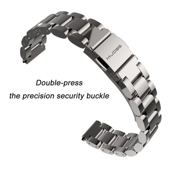 Mijobs Stainless Steel Metal Watch Band for Xiaomi Mi Band 2, Host not Included (Gold) - Image 5