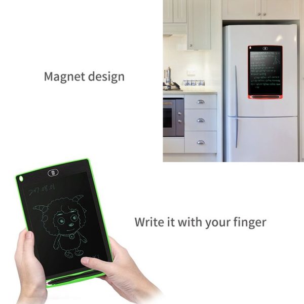 Portable 8.5 inch LCD Writing Tablet Drawing Graffiti Electronic Handwriting Pad Message Graphics Board Draft Paper with Writing Pen (Blue) - Image 12