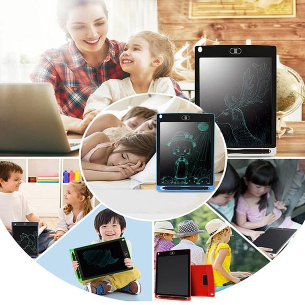 Portable 8.5 inch LCD Writing Tablet Drawing Graffiti Electronic Handwriting Pad Message Graphics Board Draft Paper with Writing Pen (Blue) - Image 15