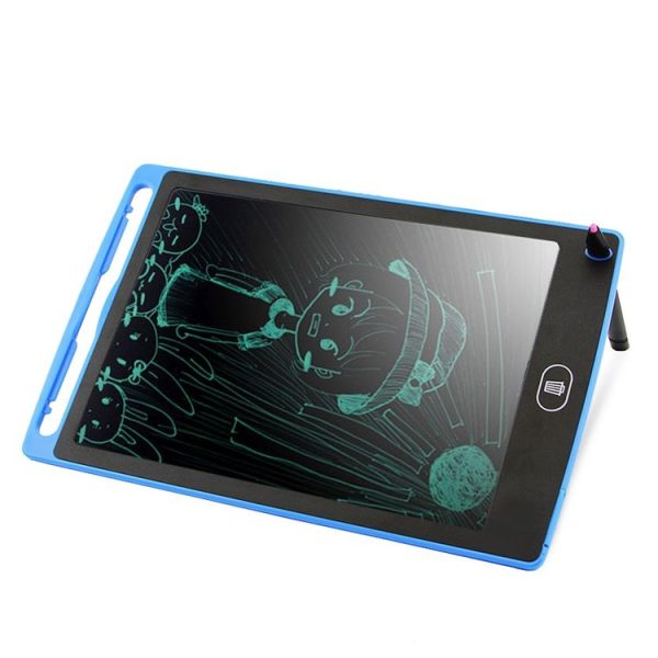 Portable 8.5 inch LCD Writing Tablet Drawing Graffiti Electronic Handwriting Pad Message Graphics Board Draft Paper with Writing Pen (Blue) - Image 5