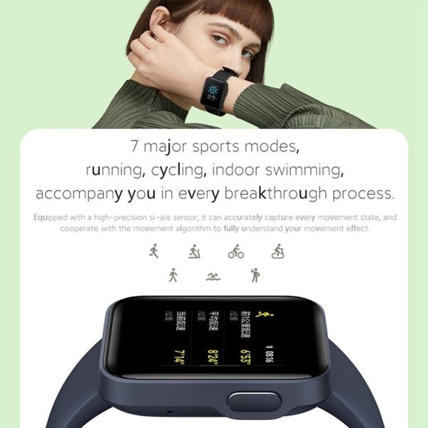 Original Xiaomi Redmi Watch 1.4 inch High-definition Screen 5 ATM Waterproof, Support Sleep Monitor / Heart Rate Monitor / Payment (Black) - Image 11
