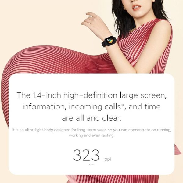 Original Xiaomi Redmi Watch 1.4 inch High-definition Screen 5 ATM Waterproof, Support Sleep Monitor / Heart Rate Monitor / Payment (Black) - Image 8