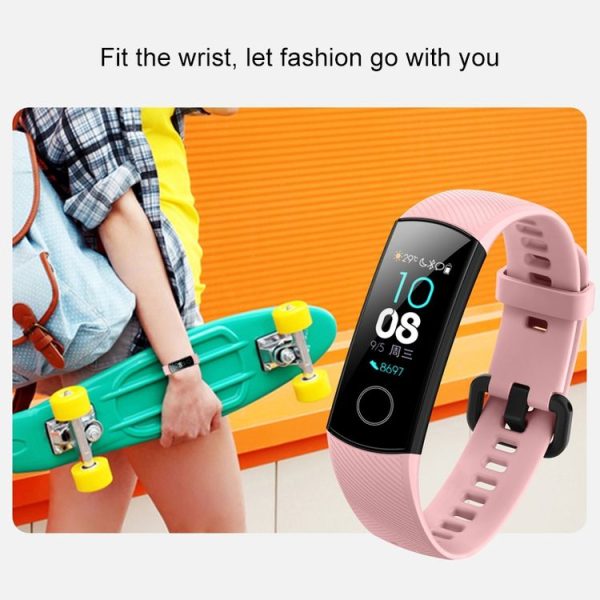 Original Huawei Honor Band 4 Standard Version Smart Bracelet, 0.95 inch OLED Color Screen, 5ATM Waterproof, Support Heart Rate Monitor / Sleep Monitor / Message Reminder (Pink) - Image 14