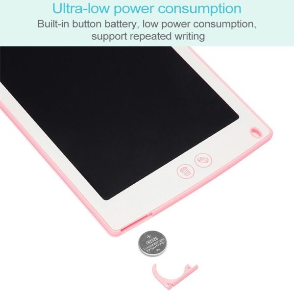 8.5-inch LCD Writing Tablet, Supports One-click Clear & Local Erase (Pink) - Image 4