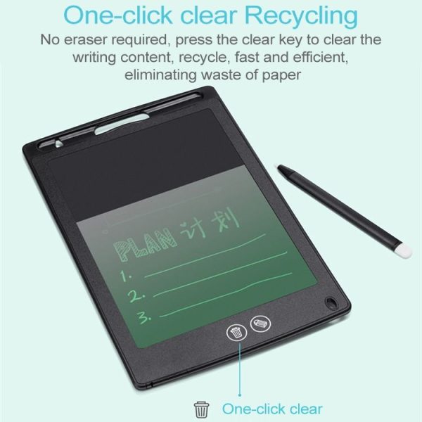 8.5-inch LCD Writing Tablet, Supports One-click Clear & Local Erase (Pink) - Image 8