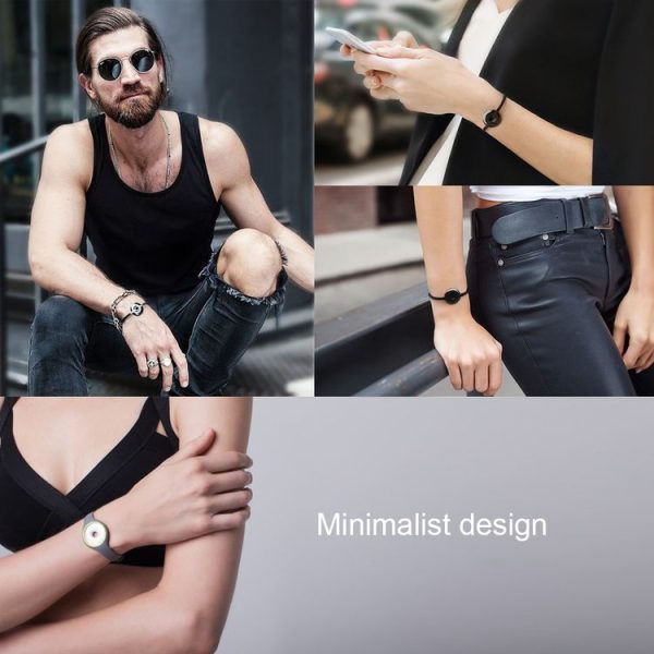 Original Xiaomi Mi Band Amazfit Equator Bluetooth 4.0 IP68 Waterproof Dustproof Wireless Charging Ceramic Body Smart Bracelet Necklace with GPS Sport Tracker & Pedometer & Sleep Monitor & Call Reminder & Vibrating Alarm Clock For Android 4.4 OS and IOS 7.0 or Above Devices (Black) - Image 5
