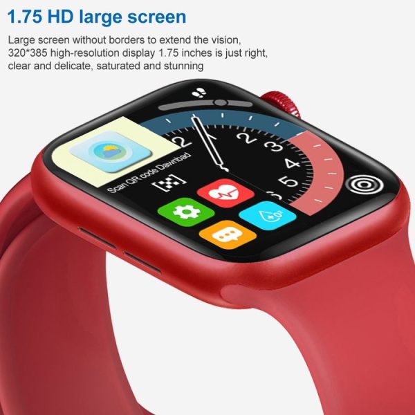 MD28 1.75 inch HD Screen IP67 Waterproof Smart Sport Watch, Support Bluetooth Call / GPS Motion Trajectory / Heart Rate Monitoring (Pink) - Image 5