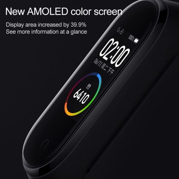 Original Xiaomi Mi Smart Band 4 NFC Smart Bracelet, 0.95 inch AMOLED Color Screen, 5 ATM Waterproof, Support Health Sports Monitoring / Mi Fit APP / NFC Payment (Black) - Image 4