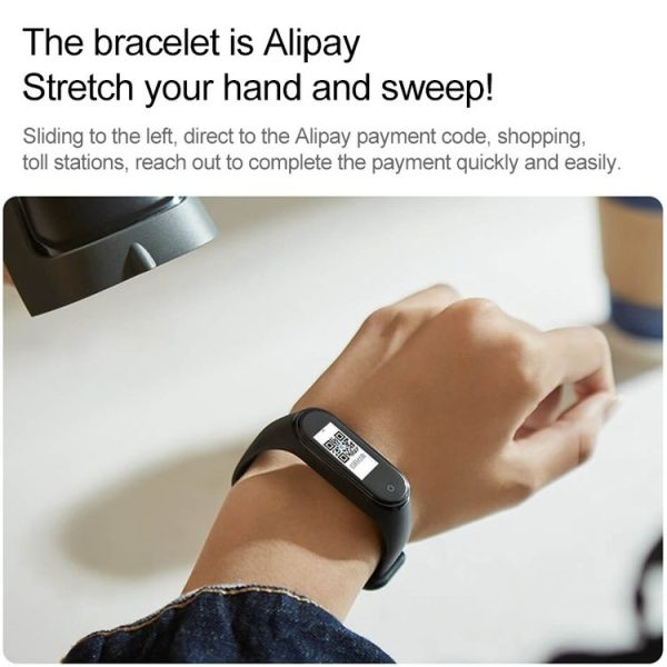 Original Xiaomi Mi Smart Band 4 NFC Smart Bracelet, 0.95 inch AMOLED Color Screen, 5 ATM Waterproof, Support Health Sports Monitoring / Mi Fit APP / NFC Payment (Black) - Image 6