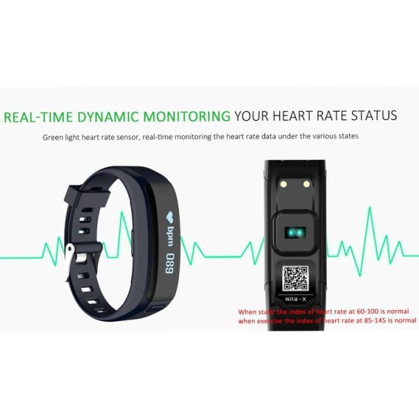 XR01 0.91 Inch OLED Round Screen Display Smart Watch, IP68 30m Resistance Waterproof, Support Pedometer / Heart Rate Monitor / Sleep Monitor / Sedentary Reminder / Notification / Call Notify / Phone Book (Purple) - Image 11