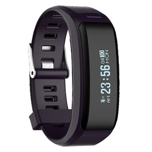 XR01 0.91 Inch OLED Round Screen Display Smart Watch, IP68 30m Resistance Waterproof, Support Pedometer / Heart Rate Monitor / Sleep Monitor / Sedentary Reminder / Notification / Call Notify / Phone Book (Purple) - Image 2