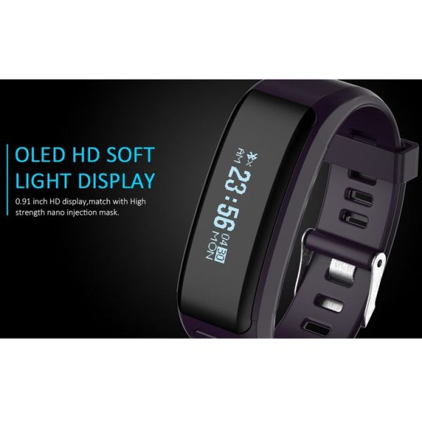 XR01 0.91 Inch OLED Round Screen Display Smart Watch, IP68 30m Resistance Waterproof, Support Pedometer / Heart Rate Monitor / Sleep Monitor / Sedentary Reminder / Notification / Call Notify / Phone Book (Purple) - Image 6